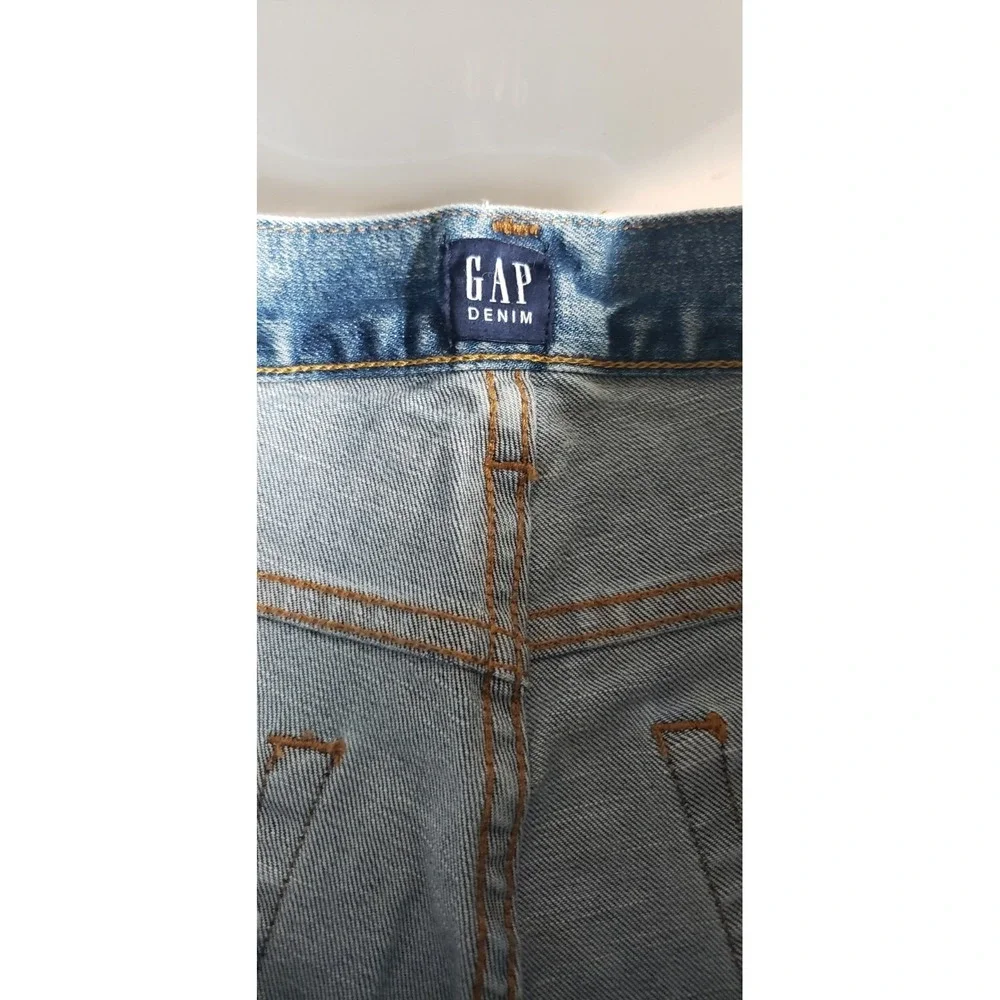 Gap Jeans Mens 28x30‎ Light Blue Vintage Wash Slim Straight Leg Preppy Denim